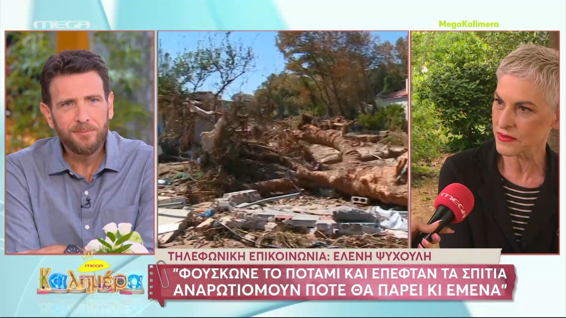 Ελένη Ψυχούλη: Οι δραματικές ώρες στο σπίτι της στο Πήλιο – «ζεις έναν φόβο θανάτου»