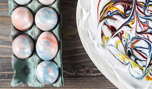 Πασχαλινά αυγά: Δες πώς θα τα βάψεις με αφρό ξυρίσματος