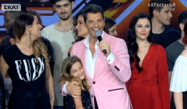 X Factor – Τελικός: Ο Σάκης Ρουβάς ανέβασε την κόρη του στη σκηνή